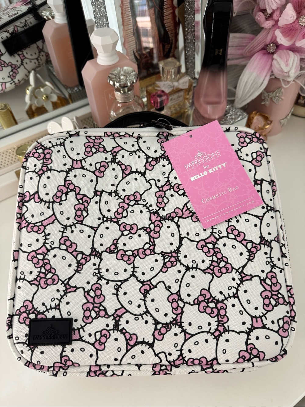 Impressions Vanity x Hello Kitty Makeup Cosmetic Case NWT